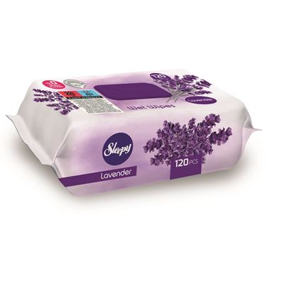 Sleepy 120 Servetele Umede Lavanda