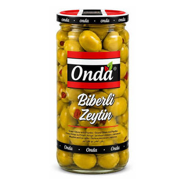 Onda Green Olives with Peppers 480/250 g