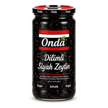 Onda Sliced black olives 485/250 g