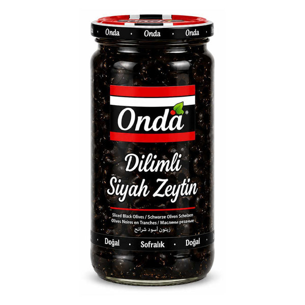Onda Sliced black olives 485/250 g