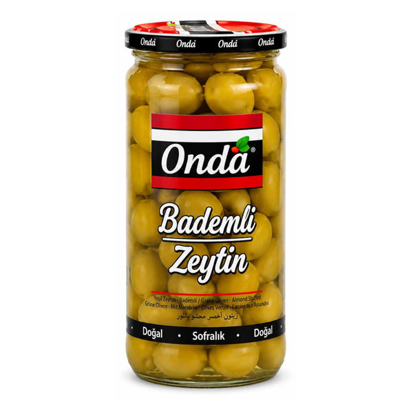 Onda Green Olives with Almonds 480/300 g