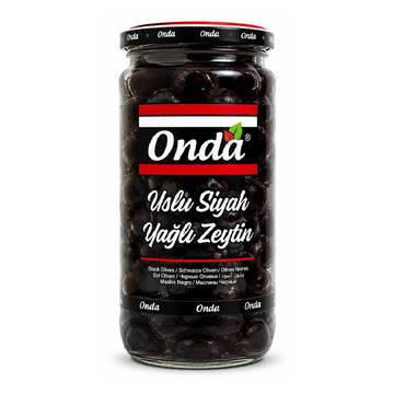 Onda Uslu Black Olives in Oil 330/300 g