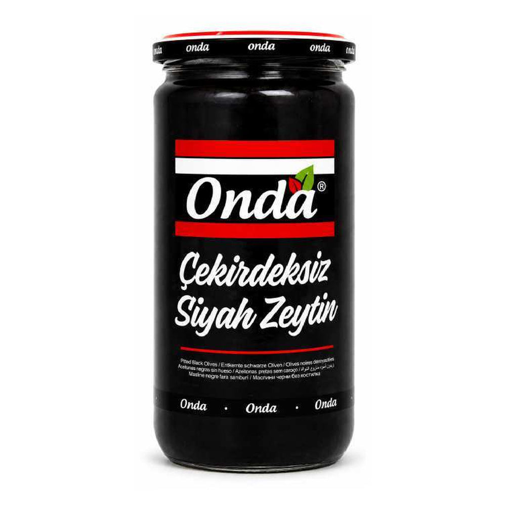 Onda Black Olives without Stones 485/350 g