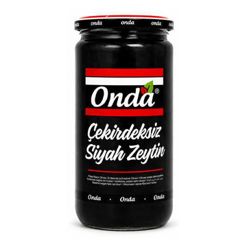 Onda Black Olives without Stones 485/350 g