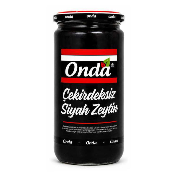 Onda Black Olives without Stones 485/350 g