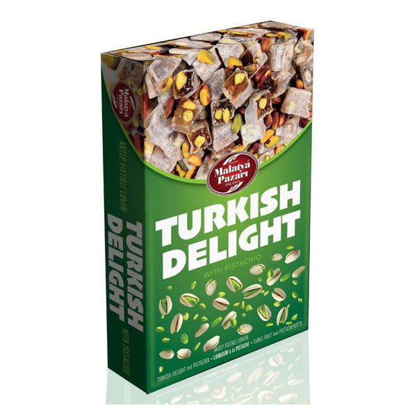 Malatya Pazarı Turkish Delight with Double Pistachio 350 g