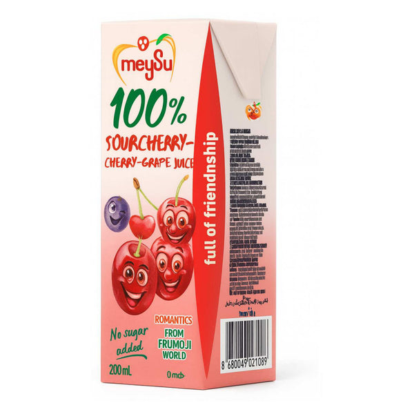 Meysu 100% Sour Cherry Grape Juice 200 ml