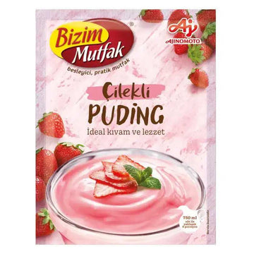 Bizim Mutfak Pudding Powder with Strawberry Flavor 120 g