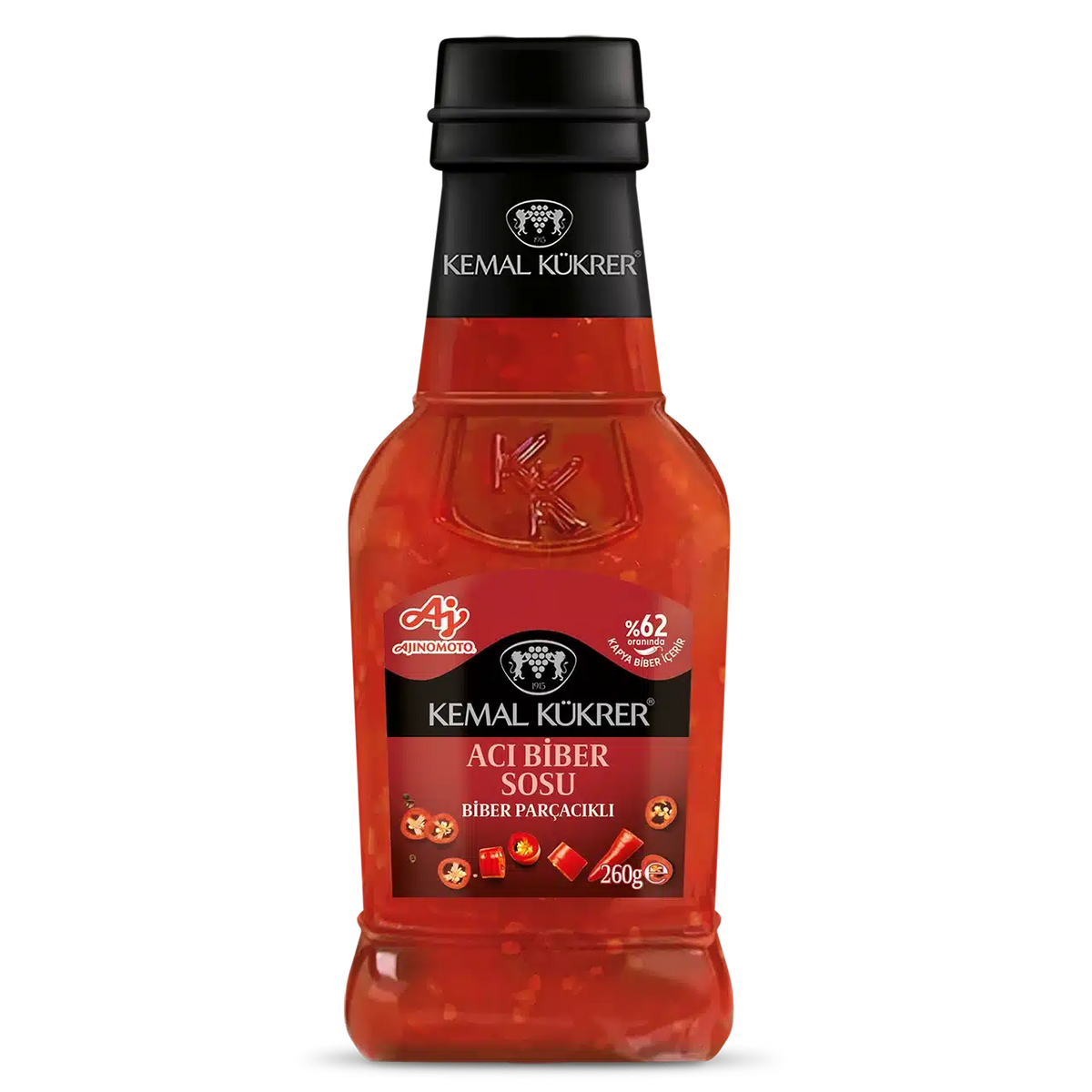 Kemal Kükrer Spicy Sauce with Hot Pepper Pieces 260 g