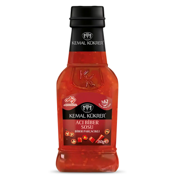 Kemal Kükrer Spicy Sauce with Hot Pepper Pieces 260 g