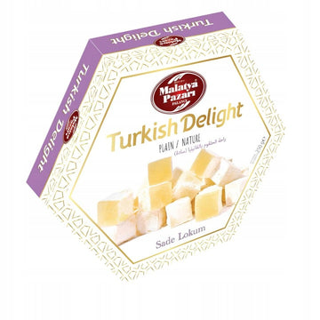 Malatya Pazarı Traditional Turkish Delight – Vegan, Made in Türkiye, 250 g - Classic