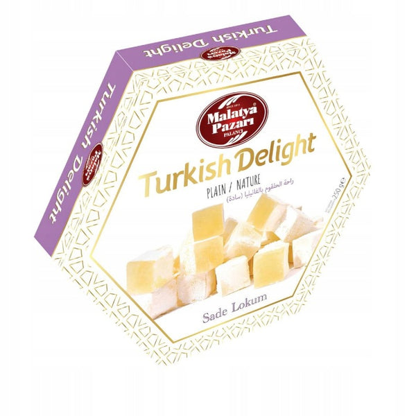 Malatya Pazarı Traditional Turkish Delight – Vegan, Made in Türkiye, 250 g - Classic