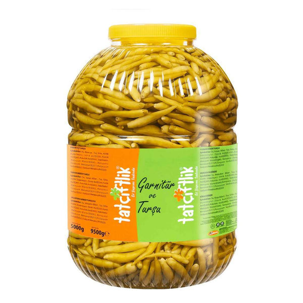 Tatciftlik Yakan Biber Pickled Hot Peppers 10 kg / 5 kg