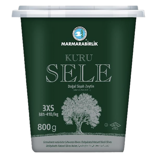 Marmarabirlik Dried Marmara Olives Sele-3XS-800 g