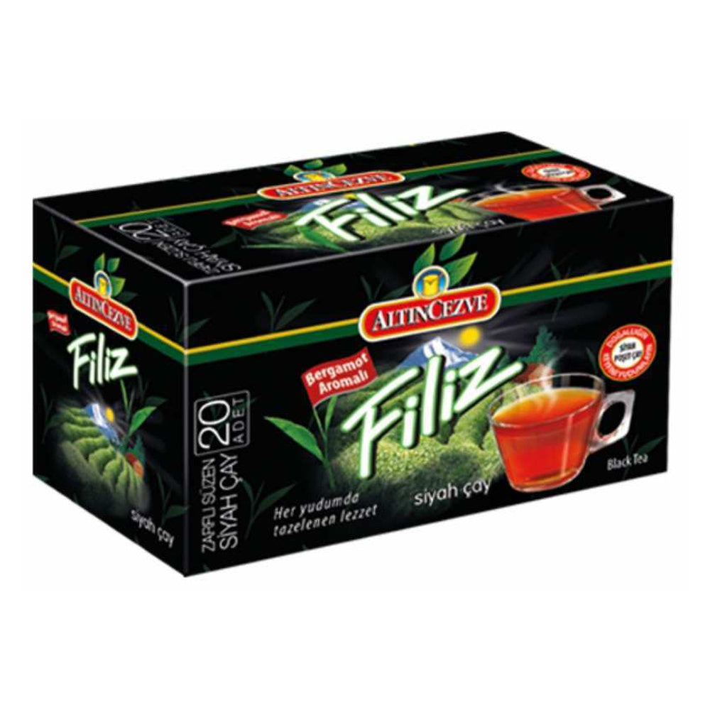 Altıncezve Filiz Turkish Black Tea with Bergamot Flavor – 20 sachets x 2 g