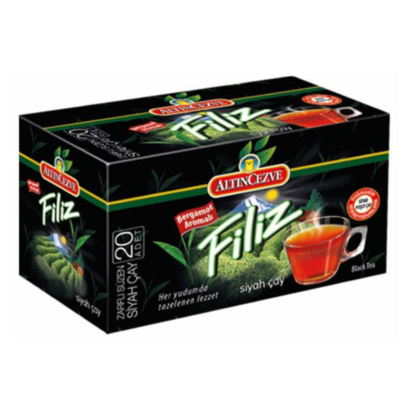Altıncezve Filiz Turkish Black Tea with Bergamot Flavor – 20 sachets x 2 g