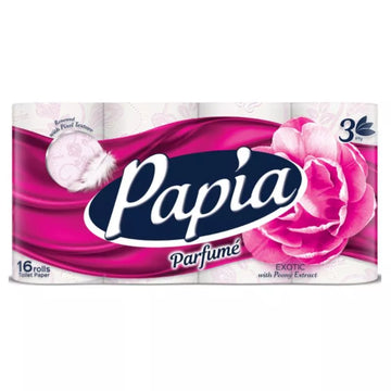 Papia 3-Ply Toilet Paper 16 Rolls