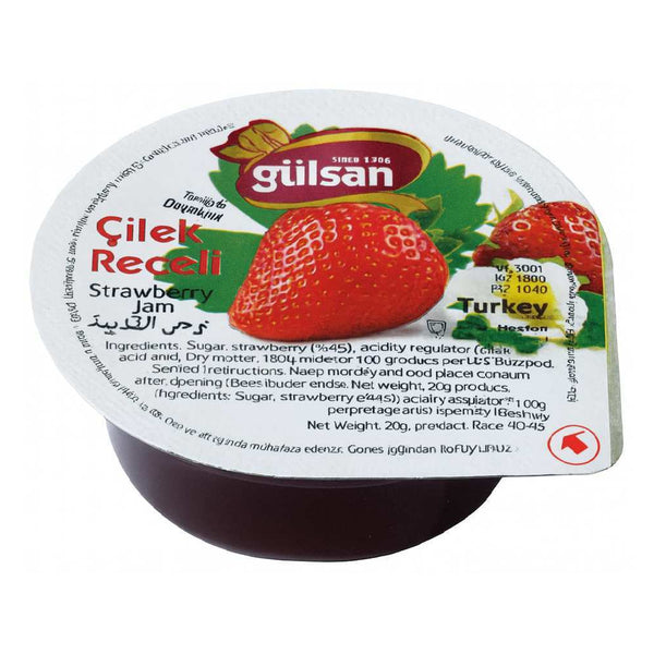 Gülsan Strawberry Jam Portioned 20 g