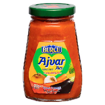 Burcu Ajvar Eggplant and Hot Pepper Paste 310 g