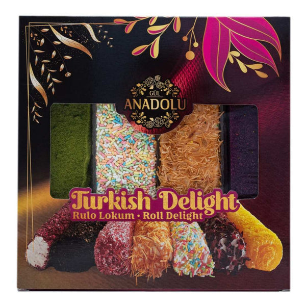 Anadolu Assorted Fruit Turkish Delight Rolls 400 g
