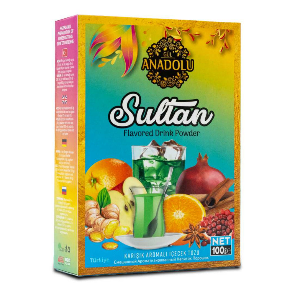 Anadolu Turkish Sultan Fruit Mix Instant Tea 100 g x 3 pieces