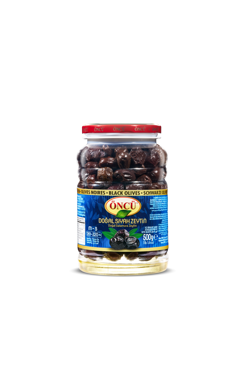 Öncü Black Olives M-S 261-320 500 g