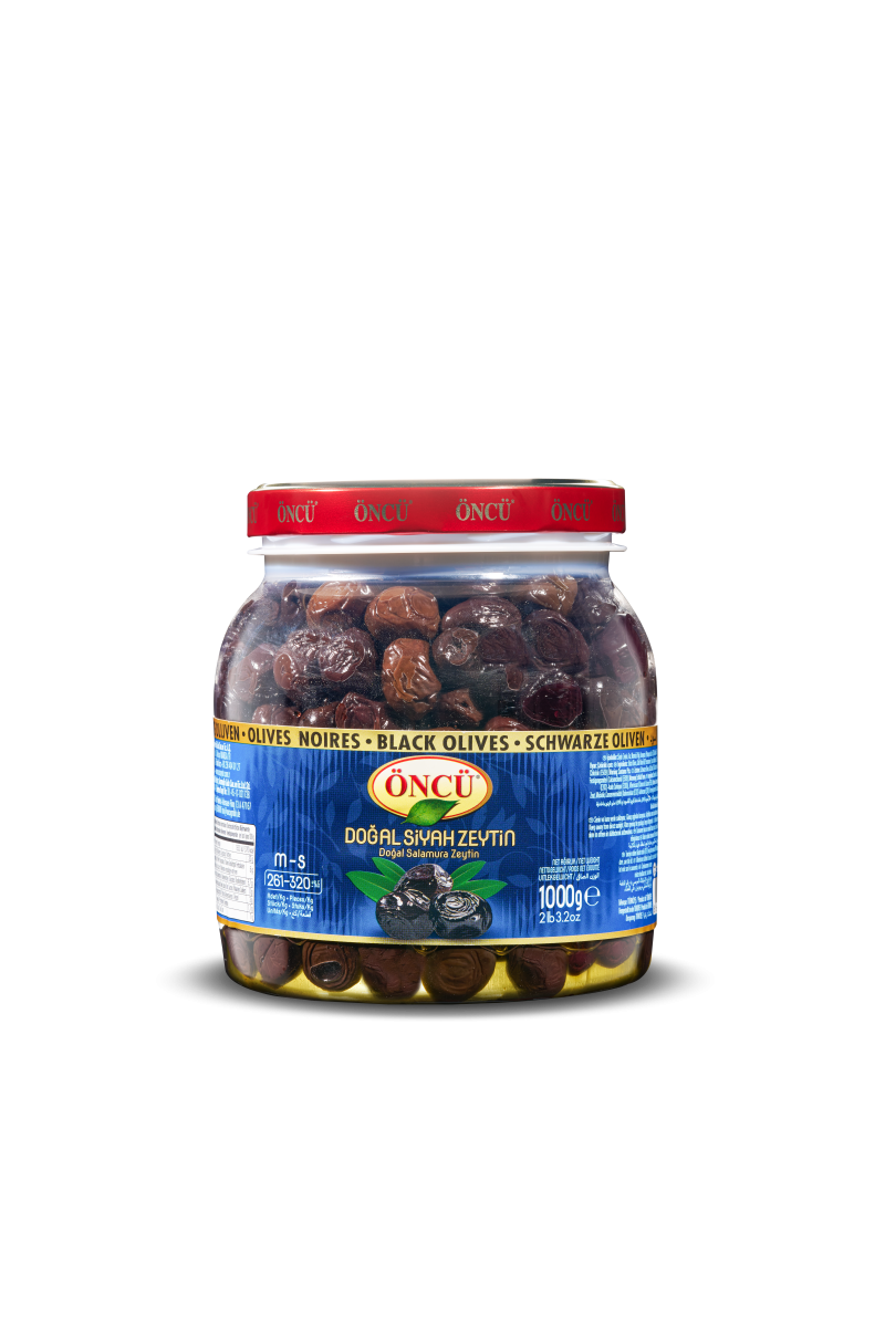 Öncü Dehydrated Black Olives, 261-320 M-S, 1000 g