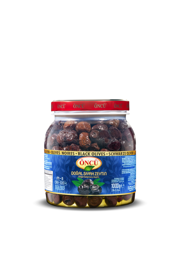 Öncü Dehydrated Black Olives, 261-320 M-S, 1000 g