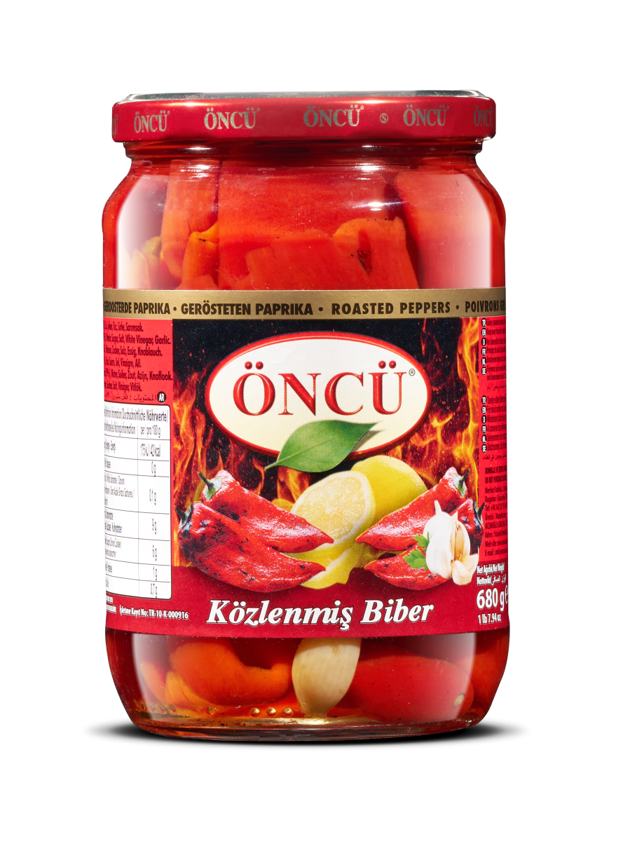Öncü Roasted Capsicum Peppers 680 g