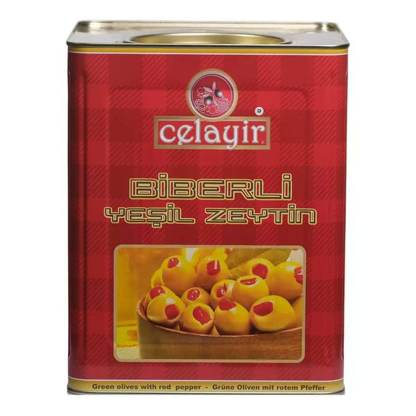 Celayir Zeytin Green Olives with Peppers 161-180 10 kg.Celayir