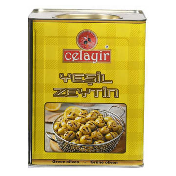 Celayir Zeytin Olives Grilled Green 161-200 9 kg. Celayir
