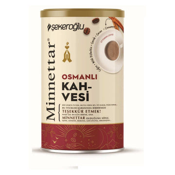 Şekeroğlu Minnettar Ottoman Coffee Cylinder Box 200 g