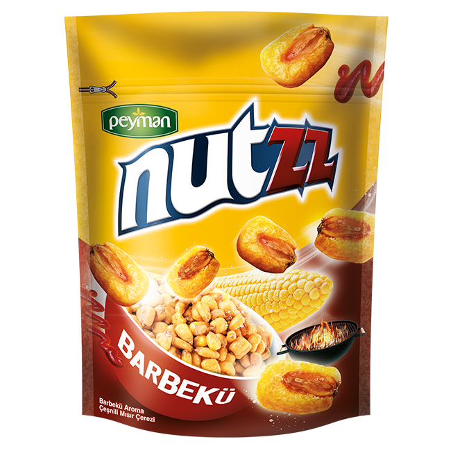 Peyman Nutzz Corn Snacks with BBQ Flavor 50 g