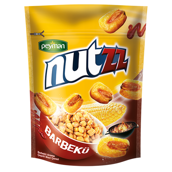 Peyman Nutzz Corn Snacks with BBQ Flavor 50 g