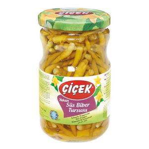 Çiçek Yakan Biber Pickled Hot Peppers 720 g
