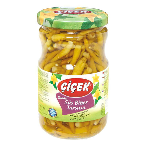 Çiçek Yakan Biber Pickled Hot Peppers 370 g