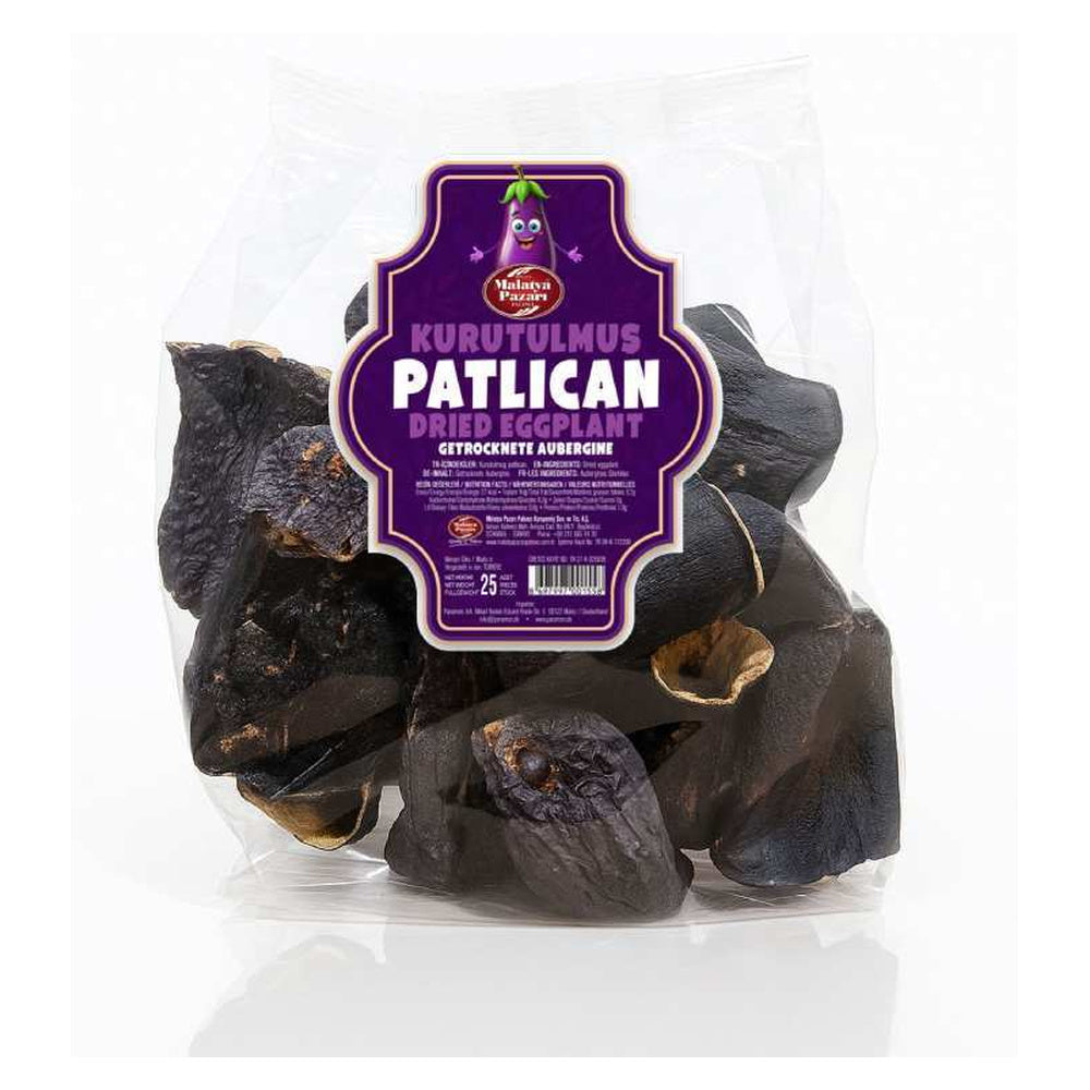 Malatya Pazarı Dried Eggplant For Stuffing 25 Pieces/Bag