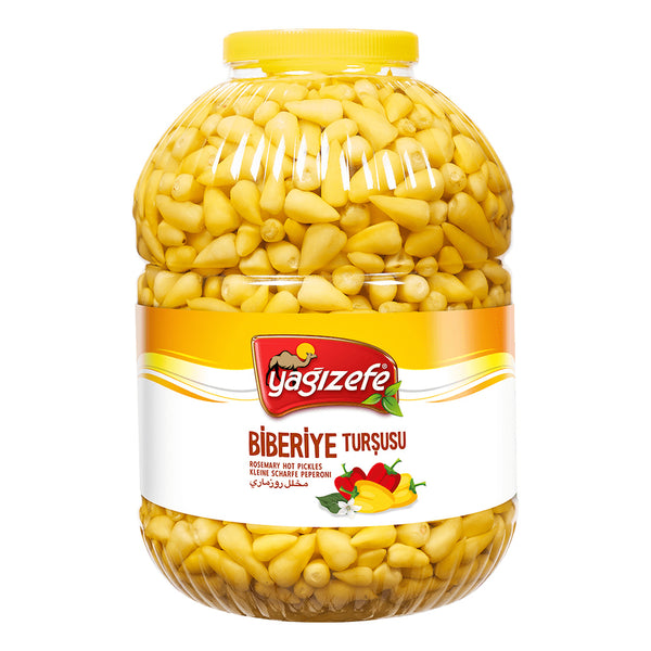 Yağızefe Yagizefe Hot Peppers Pickled Biberiye Pet 10/6 kg