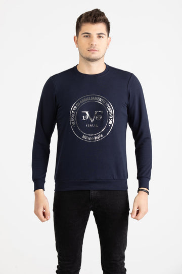 Pantaloni sport bărbătești Versace 19.69 Abbigliamento Sportivo Milano Italia bleumarin