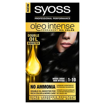 Oleo Intense Vopsea de Păr Nuanța 1-10 Negru Intens 115 ml