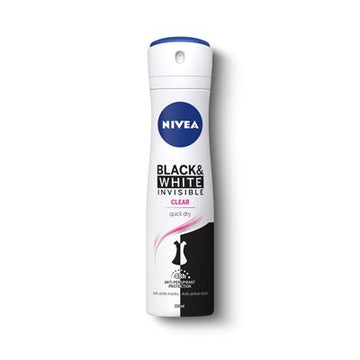 Deodorant Spray Femei Black & White Invisible Clear 150 ml
