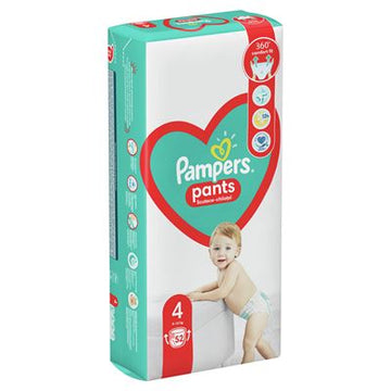 Pampers Scutece Chiloțel Mărimea 4 52 bucăți