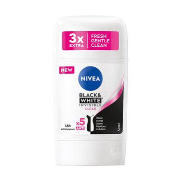 Deodorant stick pentru femei Clean White & Black 50 ml