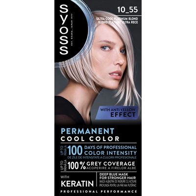 syoss Baseline Color Vopsea de Par Nuanta Ultra Platinum Blond 115 ml