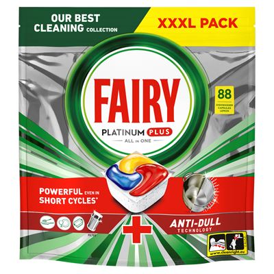 All in One Platinum Plus Detergent Masina Spalat Vase 88 capsule