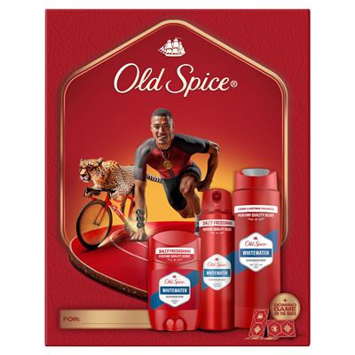 Whitewater Set Cadou Ironman Deodorant Stick & Spray & Gel de Duș
