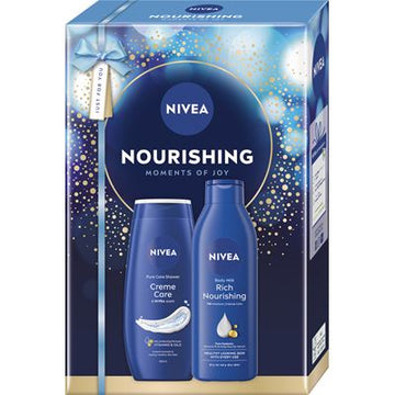 Set cadou loțiune de corp nutritivă + gel de duș